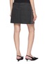 Back View - Click To Enlarge - BONBOM - Bi-Colour Sweat Mini Skirt