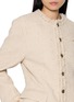  - BONBOM - Round Neck Tweed Blazer
