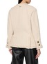 Back View - Click To Enlarge - BONBOM - Round Neck Tweed Blazer