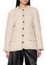 BONBOM Round Neck Tweed Blazer