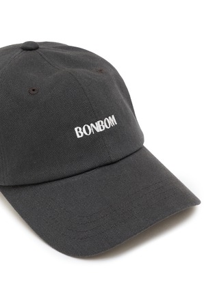 Detail View - Click To Enlarge - BONBOM - Logo Embroidered Cotton Ball Cap