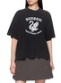BONBOM Swan Vintage Print T-Shirt