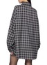 Back View - Click To Enlarge - BONBOM - Oversized Checked Shirt
