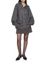Figure View - Click To Enlarge - BONBOM - Oversized Checked Shirt