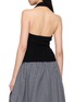 Back View - Click To Enlarge - BONBOM - Halter Neck Cable Knit Vest