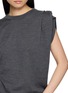  - BONBOM - Shoulder Tuck Sleeveless Sweater