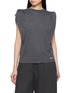 BONBOM Shoulder Tuck Sleeveless Sweater