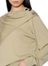  - BONBOM - Buttoned Shawl Scarf Sweater