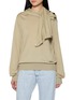 BONBOM Buttoned Shawl Scarf Sweater