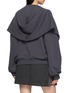 Back View - Click To Enlarge - BONBOM - Sleeve Hoodie Zip Up Jacket