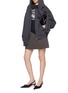 Figure View - Click To Enlarge - BONBOM - Sleeve Hoodie Zip Up Jacket