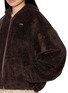  - BONBOM - Zip Up Hooded Fleece Jacket