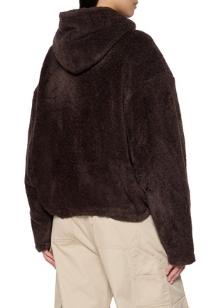 Back View - Click To Enlarge - BONBOM - Zip Up Hooded Fleece Jacket