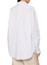Back View - Click To Enlarge - BONBOM - Gathered Neck Striped Shirt