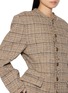  - BONBOM - Round Neck Tweed Blazer