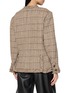 Back View - Click To Enlarge - BONBOM - Round Neck Tweed Blazer