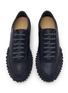 Detail View - Click To Enlarge - COMMON PROJECTS - Minimal Runner Seventy Leather Suede Men's Sneakers