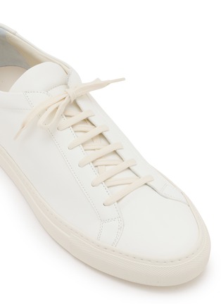 Detail View - Click To Enlarge - COMMON PROJECTS - Achilles Premium Washed Leather Men's Sneakers