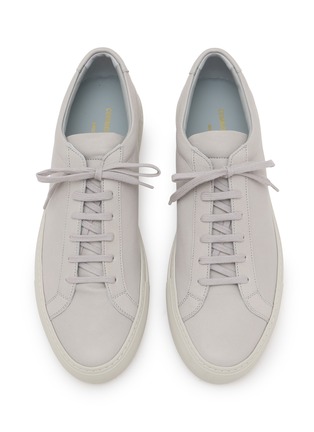 Detail View - Click To Enlarge - COMMON PROJECTS - Achilles Premium Washed Leather Men's Sneakers