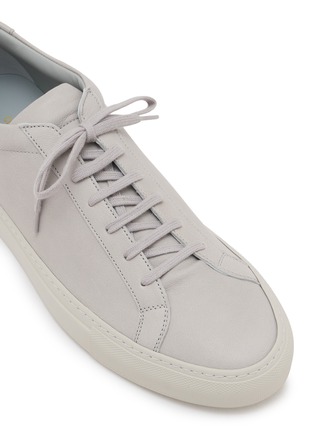 Detail View - Click To Enlarge - COMMON PROJECTS - Achilles Premium Washed Leather Men's Sneakers