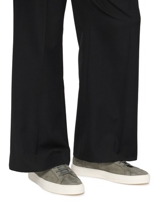 Figure View - Click To Enlarge - COMMON PROJECTS - Achilles Piuma Nabuck Leather Men's Sneakers