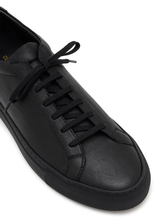 Detail View - Click To Enlarge - COMMON PROJECTS - Achilles Premium Washed Leather Men's Sneakers