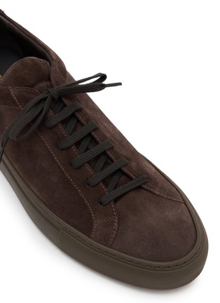 Detail View - Click To Enlarge - COMMON PROJECTS - Achilles Premium Suede Men's Sneakers