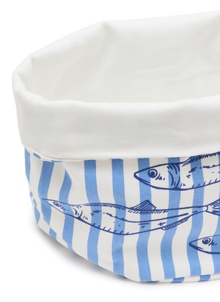 Detail View - Click To Enlarge - BATELA - Sailor's Fish Print Bread Basket
