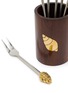 Detail View - Click To Enlarge - BATELA - Conch Shell Cocktail Skewer Set With Bucket