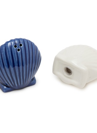 Detail View - Click To Enlarge - BATELA - Ceramic Shell Salt And Pepper Shaker Set