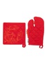 BATELA Lobster Oven Mitt And Pot Holder Set