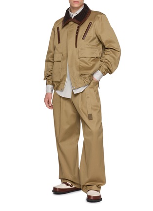 Figure View - Click To Enlarge - SACAI - Cotton Chino Blouson
