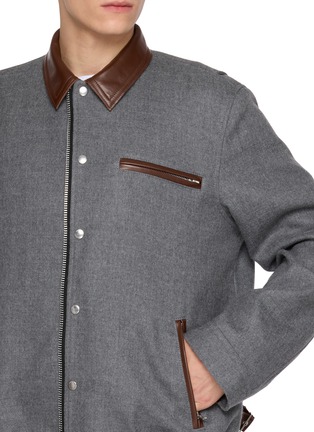  - SACAI - Wool Melton Blouson
