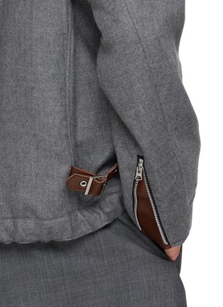  - SACAI - Wool Melton Blouson