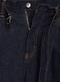  - SACAI - Belted Pleated Wide Leg Denim Pants