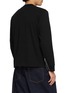Back View - Click To Enlarge - SACAI - Long Sleeve Zip Pocket Cotton Jersey T-Shirt