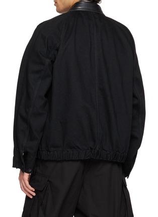 Back View - Click To Enlarge - SACAI - Leather Quad Pocket Jacket