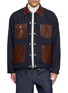 SACAI Leather Quad Pocket Jacket