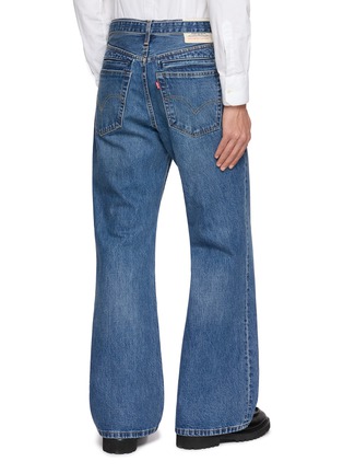 Back View - Click To Enlarge - SACAI - X Levi’s Flared Medium Wash Jeans