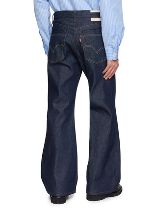 Back View - Click To Enlarge - SACAI - X Levi’s Flared Dark Wash Jeans