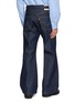 Back View - Click To Enlarge - SACAI - X Levi’s Flared Dark Wash Jeans