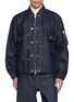 SACAI X Levi’s Pleated Dark Wash Denim Bomber Jacket