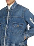  - SACAI - X Levi’s Pleated Medium Wash Denim Bomber Jacket