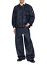 Figure View - Click To Enlarge - SACAI - X Levi’s Straight Leg Dark Wash Jeans