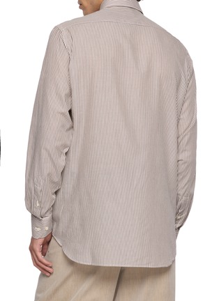Back View - Click To Enlarge - PAUL & SHARK - Button Down Striped Shirt