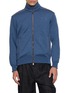 PAUL & SHARK Typhoon Platinum Detail Zip Up Wool Knit Jacket