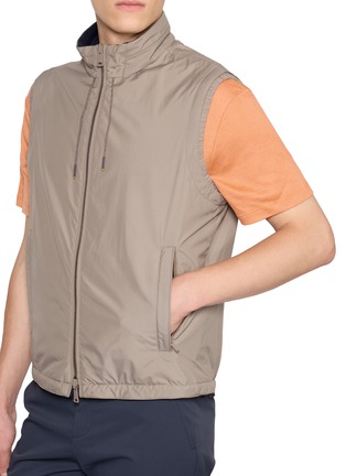  - PAUL & SHARK - Reversible Jersey Microfiber Vest