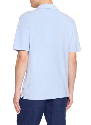 Back View - Click To Enlarge - FRESCOBOL CARIOCA - Faustino Open Collar Polo Shirt