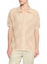 FRESCOBOL CARIOCA Pinto Short Sleeve Open Weave Crochet Cotton Cardigan