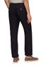 Back View - Click To Enlarge - FRESCOBOL CARIOCA - Oscar Elasticated Drawstring Waistband Cotton Linen Pants